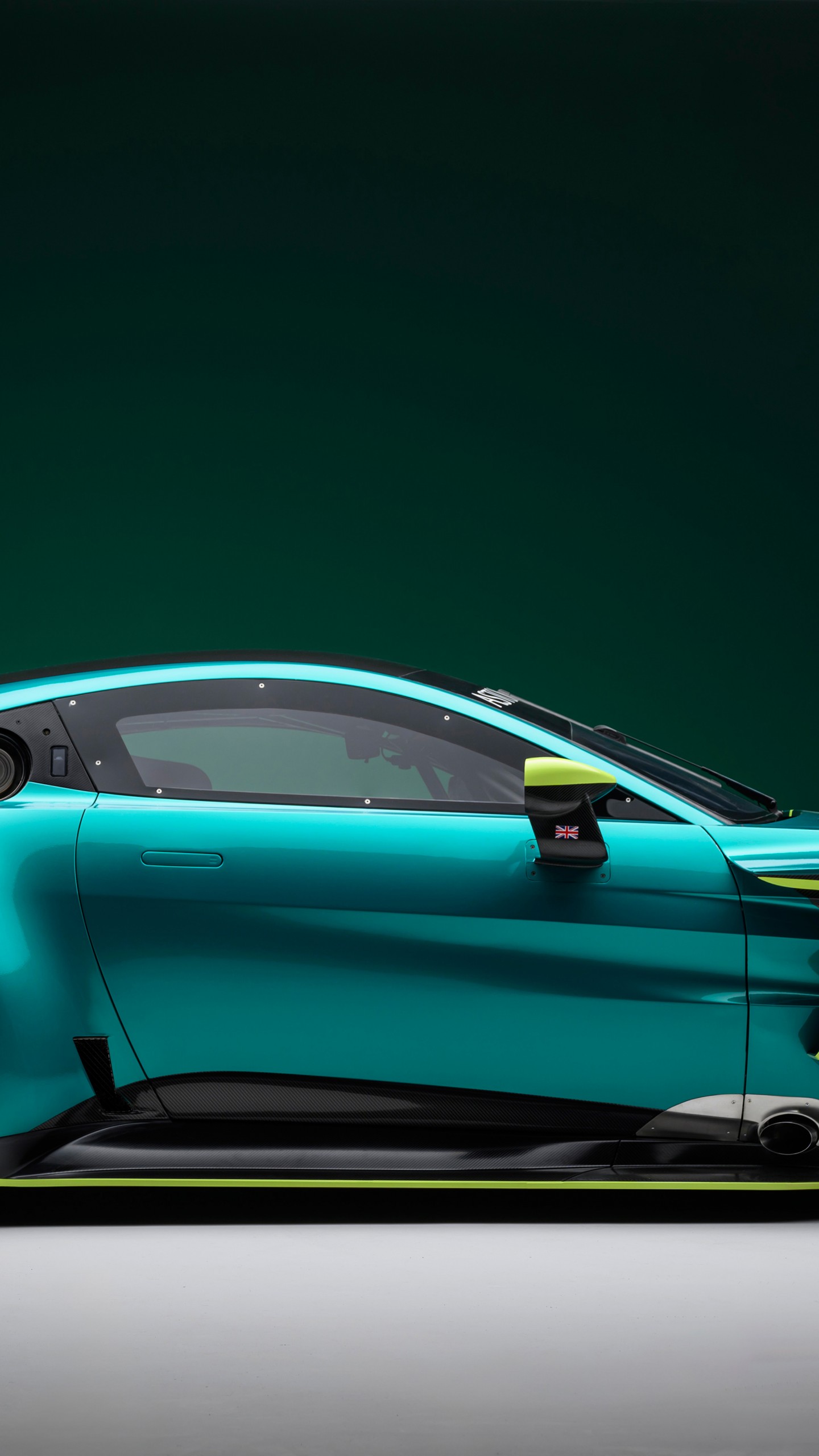 Download Aston Martin Vantage GT3 Wallpaper in 1440x2560 Resolution