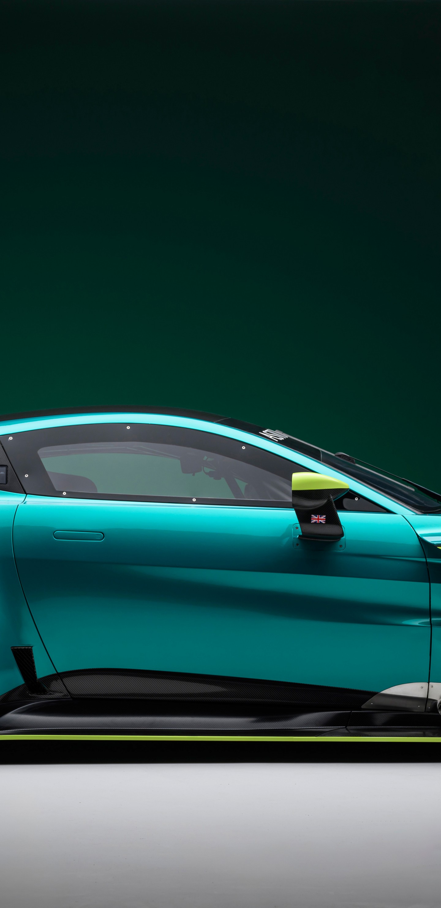 Download Aston Martin Vantage GT3 Wallpaper in 1440x2960 Resolution