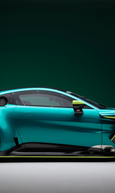 Download Aston Martin Vantage GT3 Wallpaper in 480x800 Resolution