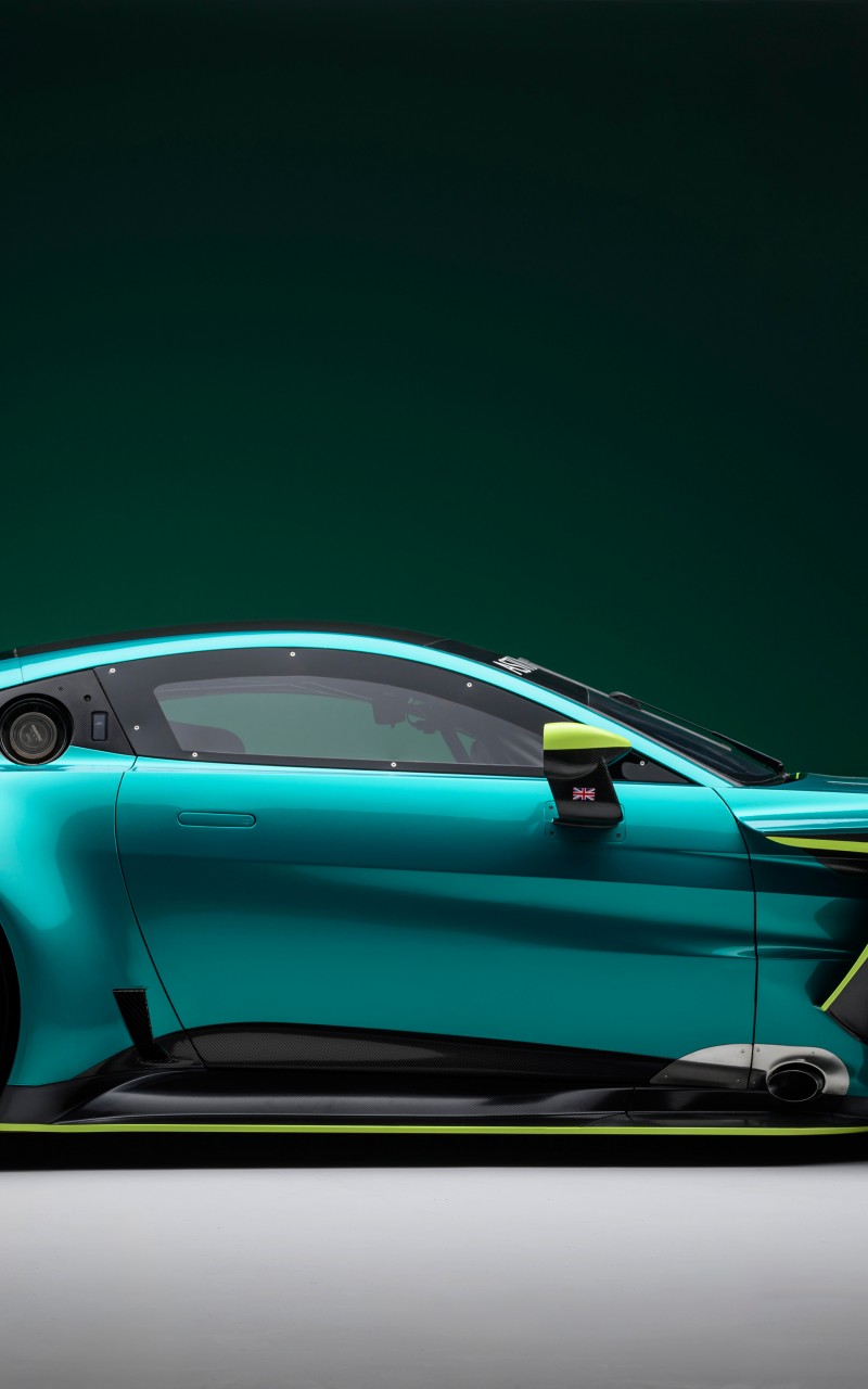 Download Aston Martin Vantage GT3 Wallpaper in 800x1280 Resolution