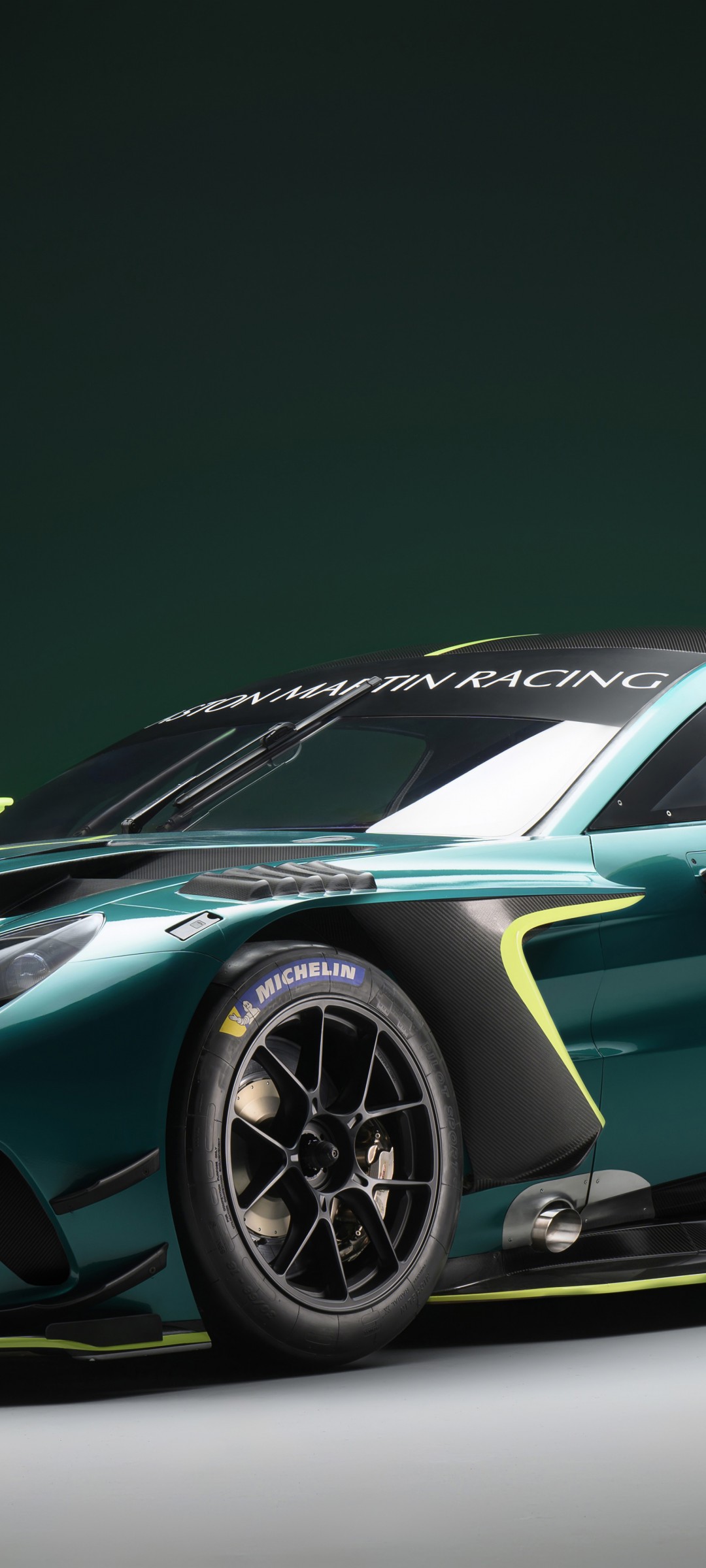 Download Aston Martin Vantage GT3 Racing Wallpaper in 1080x2400 Resolution