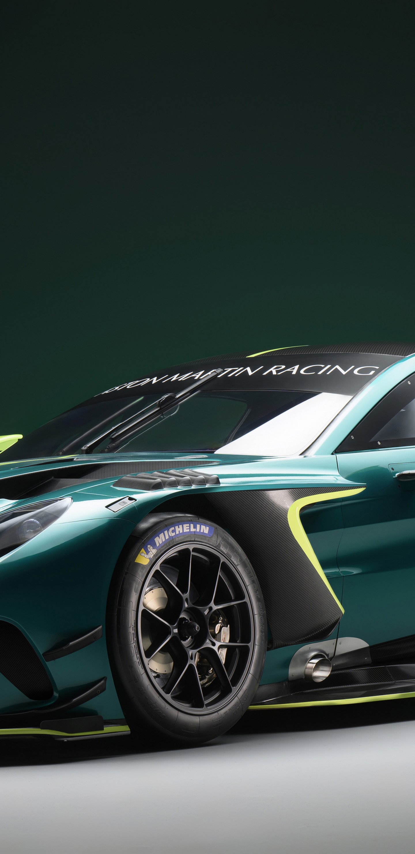 Download Aston Martin Vantage GT3 Racing Wallpaper in 1440x2960 Resolution