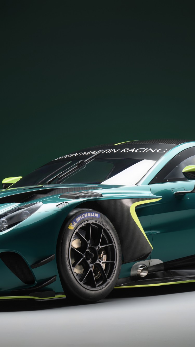 Download Aston Martin Vantage GT3 Racing Wallpaper in 750x1334 Resolution