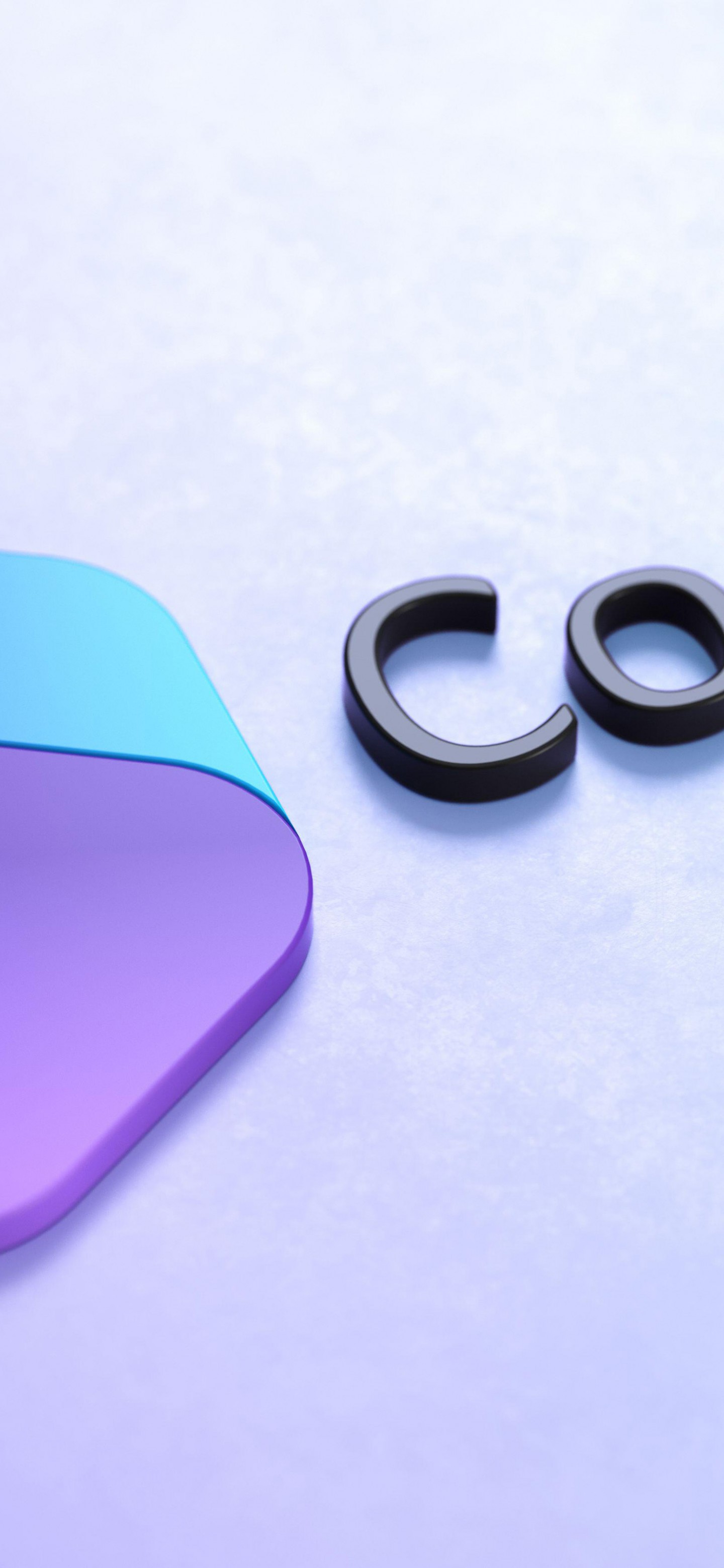Download Microsoft Copilot Logo Wallpaper in 1440x3120 Resolution