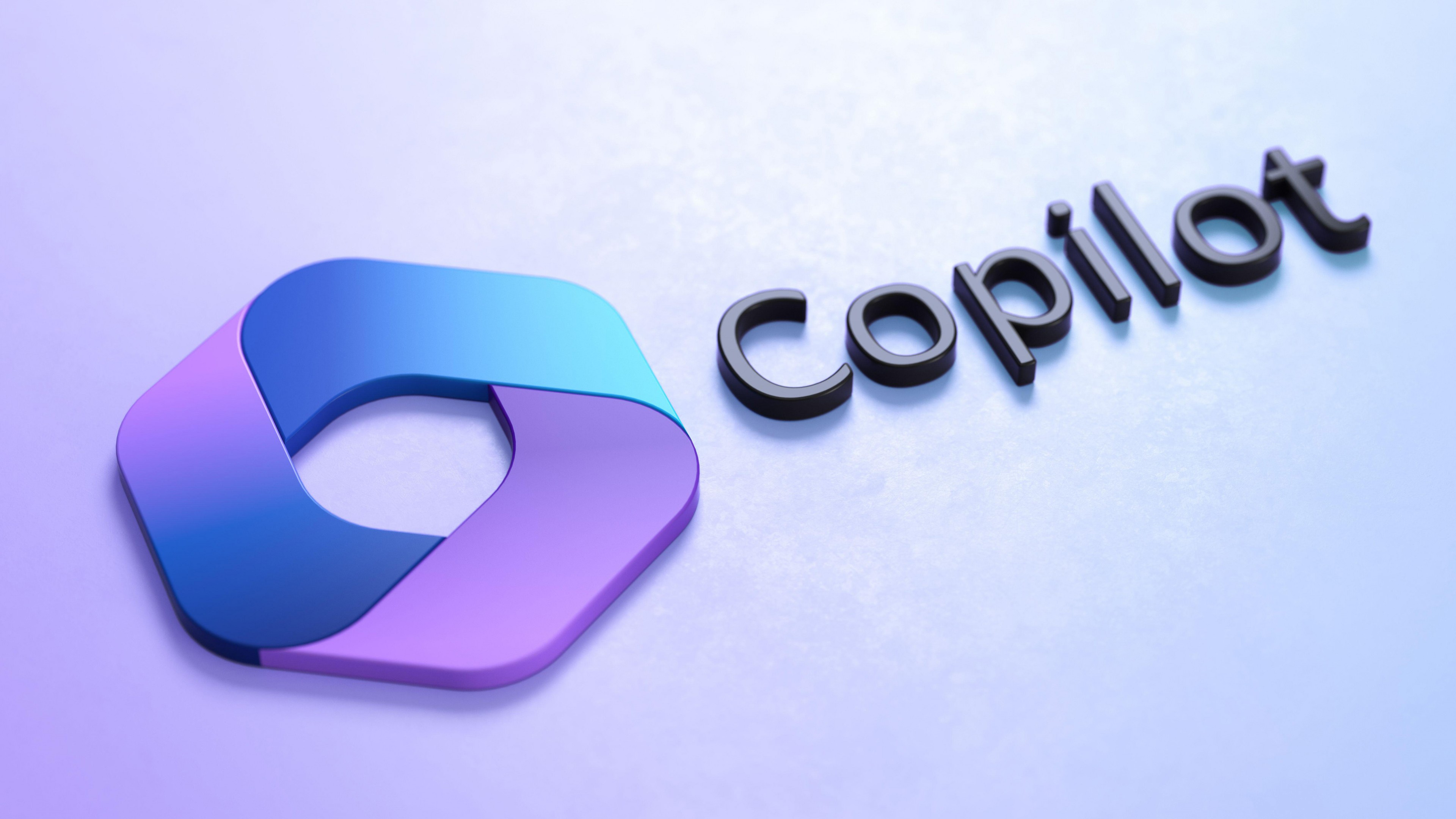 Download Microsoft Copilot Logo Wallpaper in 3840x2160 Resolution