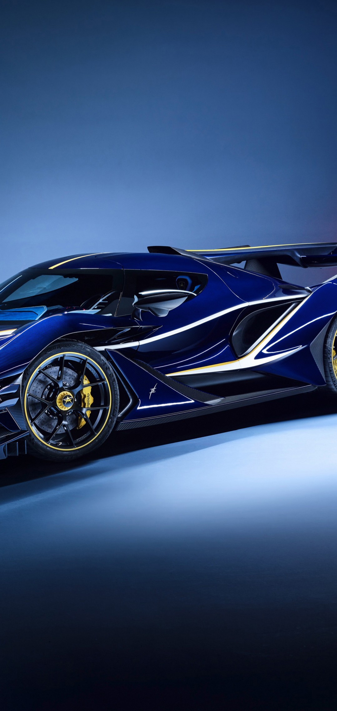 Download Apollo Intensa Emozione Hyper Sports Car Wallpaper in 1080x2280 Resolution