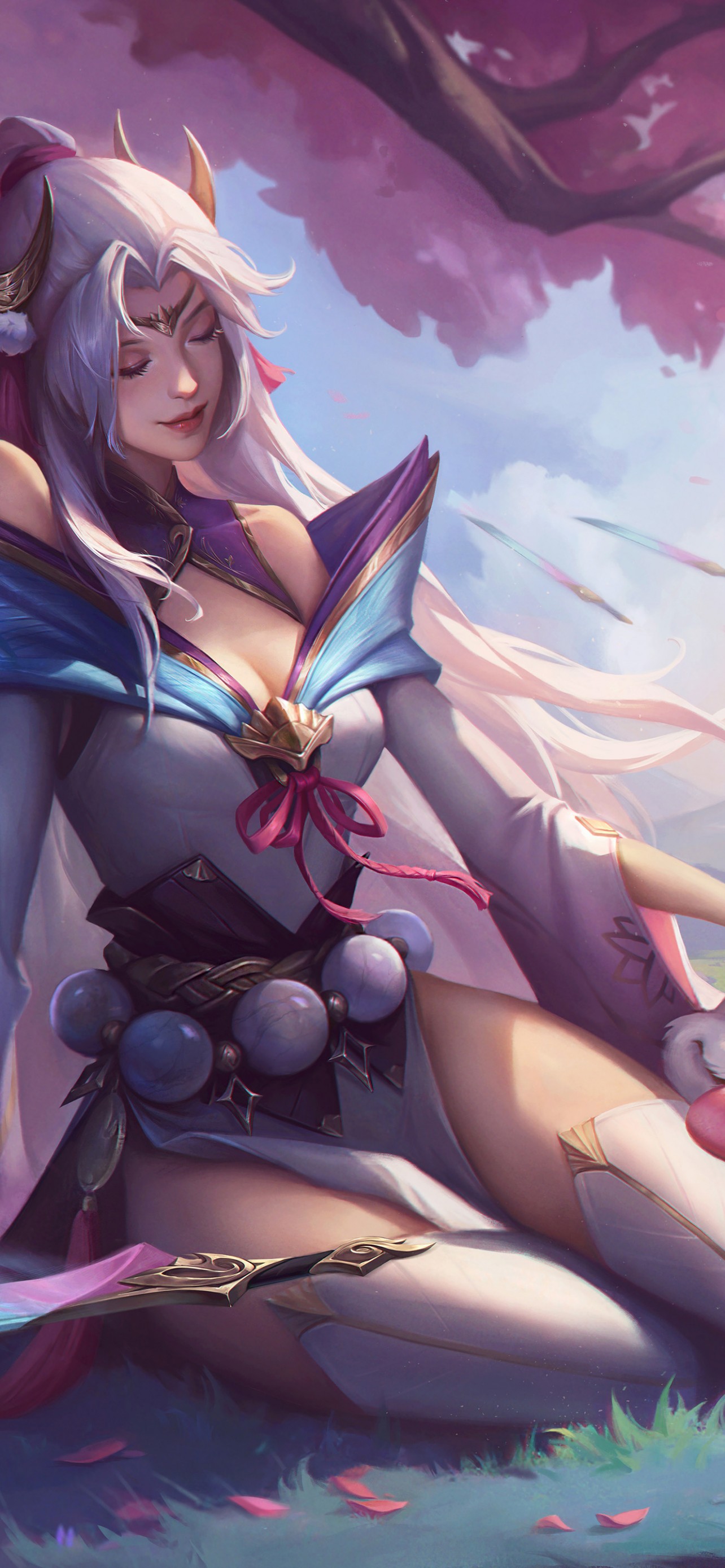 Download Spirit Blossom League Of Legends Wallpaper in 1284x2778 Resolution