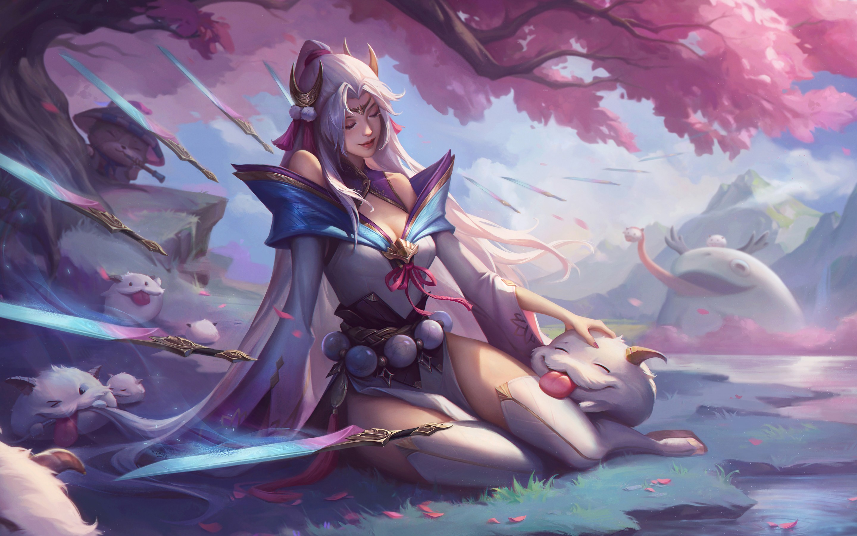Download Spirit Blossom League Of Legends Wallpaper in 2880x1800 Resolution