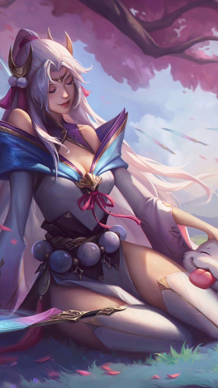 Download Spirit Blossom League Of Legends Wallpaper in 750x1334 Resolution