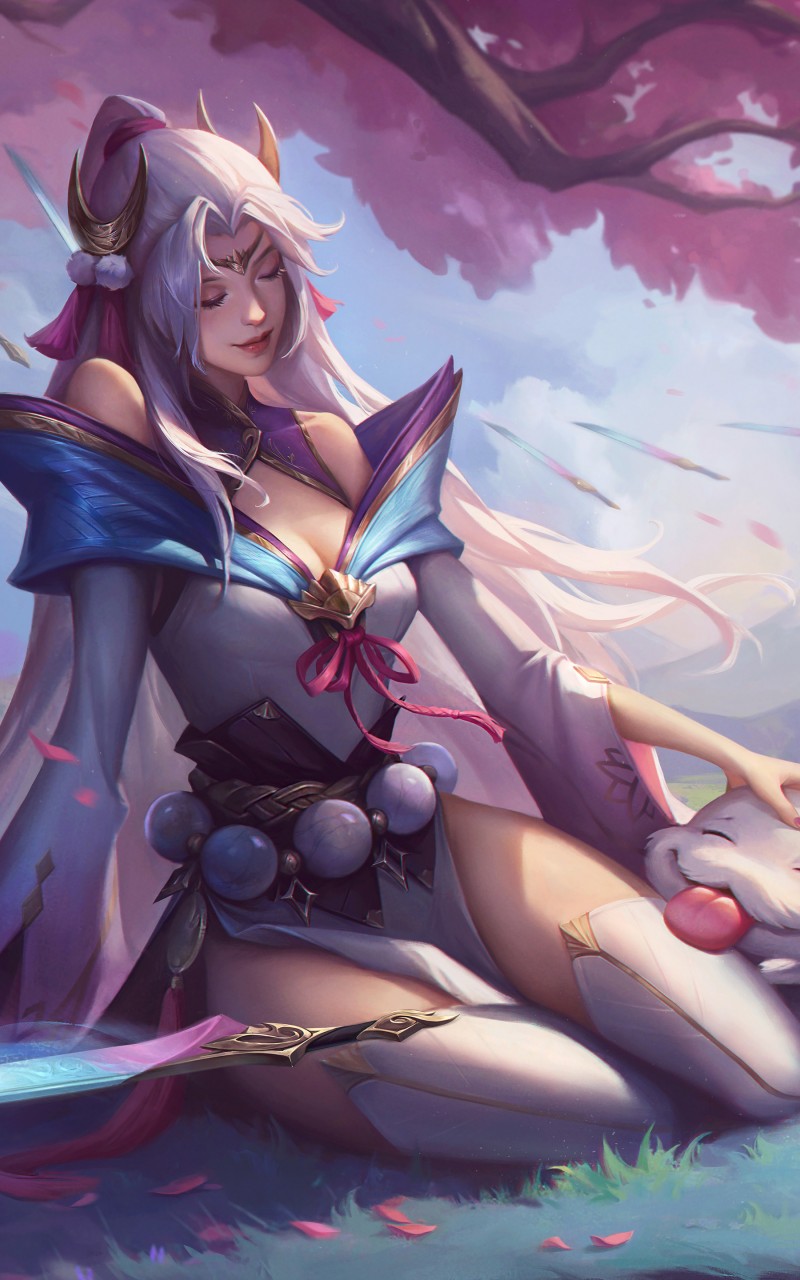 Download Spirit Blossom League Of Legends Wallpaper in 800x1280 Resolution