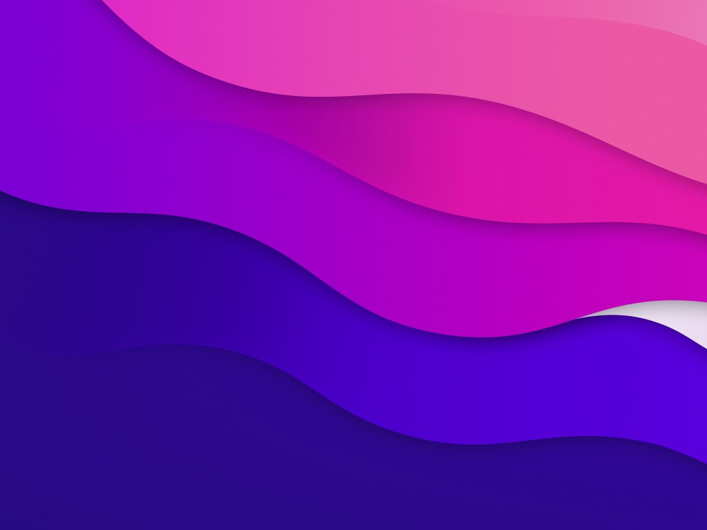 Download Abstract Color Waves Blue Purple Wallpaper in 1024x768 Resolution