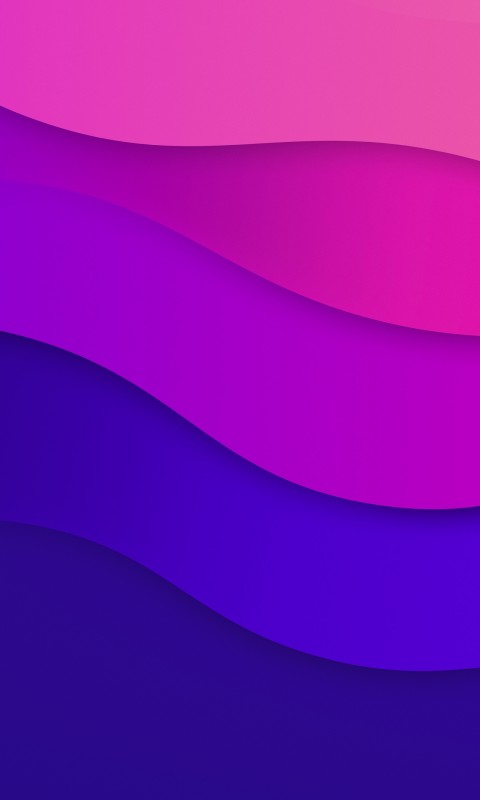 Download Abstract Color Waves Blue Purple Wallpaper in 480x800 Resolution