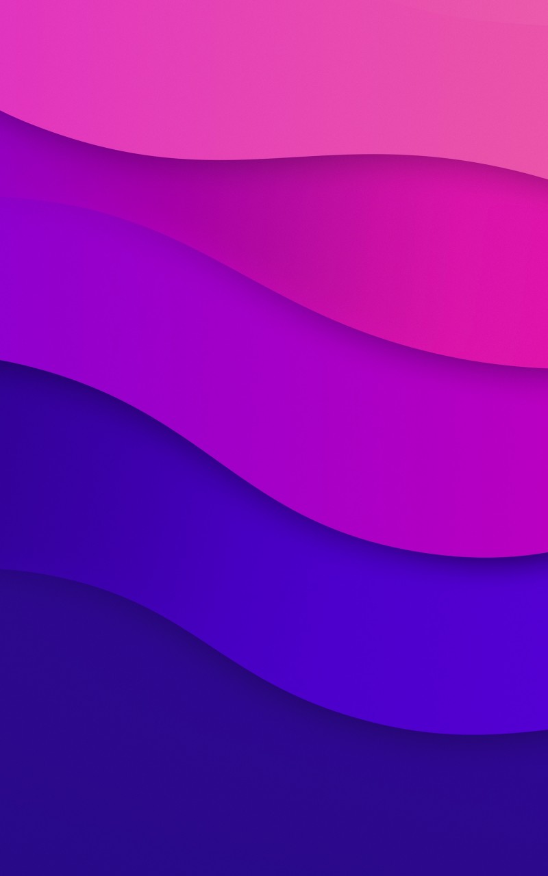 Download Abstract Color Waves Blue Purple Wallpaper in 800x1280 Resolution